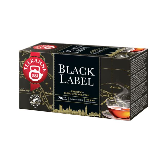 Čaj TEEKANNE černý Black label HB 20 x 2g