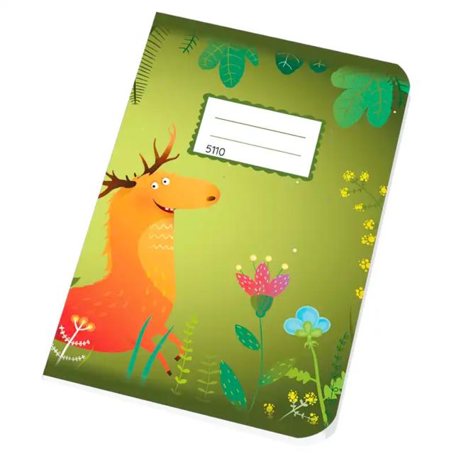 [BK051100] Sešit 5110 A5 10 listů čtverečkovaný
