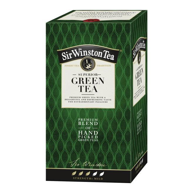 [PT604935] Čaj SIR WINSTON Superior Green Tea HB 20 x 1,75g