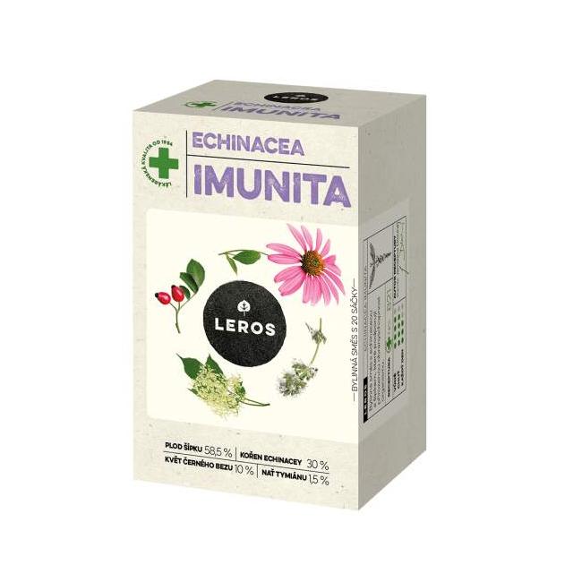 [PT604941] Čaj LEROS Natur bylinný na imunitu s echinaceou HB 10 x 1,5 g