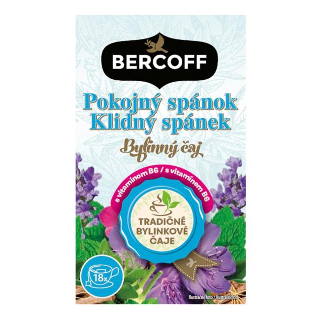 [PT605168] Čaj Bercoff Klember bylinný Klidný spánek s vitamínem B6 HB 30 g