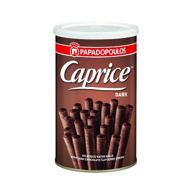 Caprice Dark plněné trubičky 115g