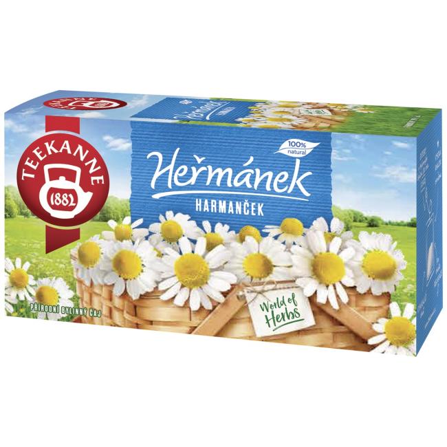 [PT614210] Čaj TEEKANNE bylinný Heřmánek HB 20 x 1,1g