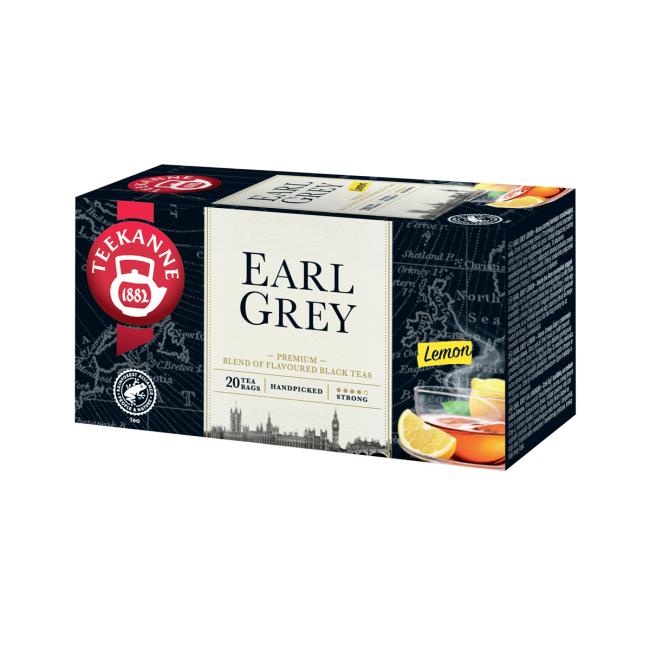 [PT614300] Čaj TEEKANNE černý Earl Grey Lemon s vitaminem C HB 20 x 1,65g