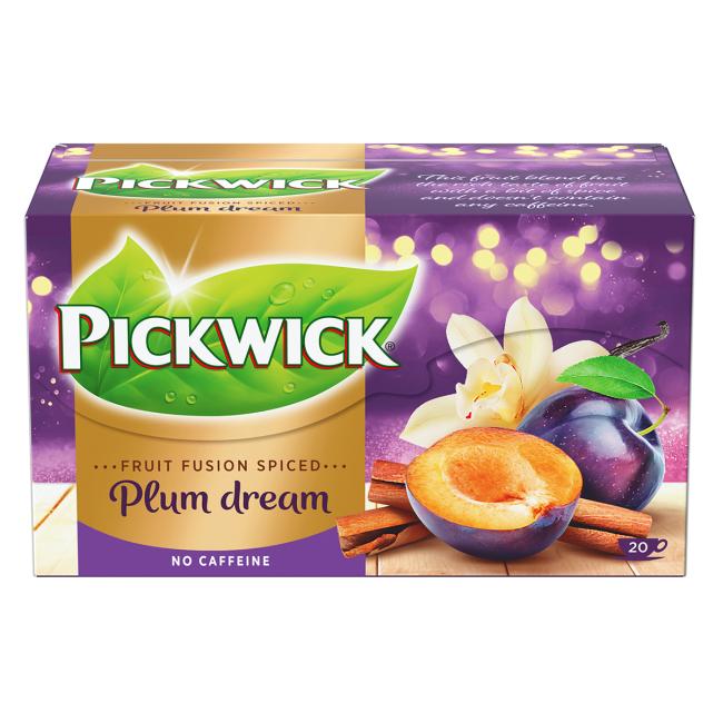 Čaj PICKWICK švestky s vanilkou a skořicí HB 20 x 2g