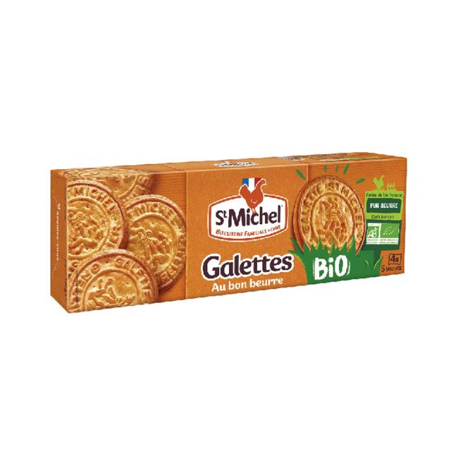 [PT641110] St Michel BIO Galetky máslové 130g