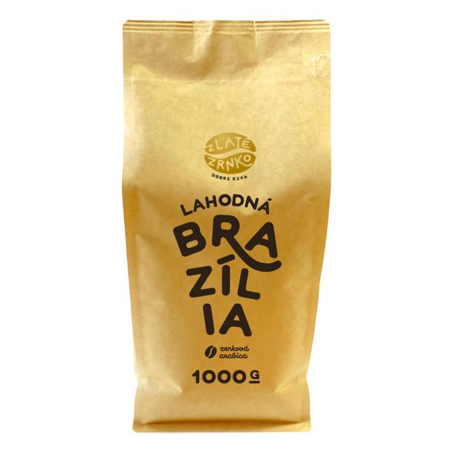 Káva zrnková Zlaté Zrnko Brazílie 100% arabica 1kg