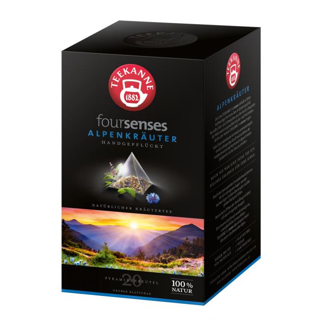 [PT647278] Čaj TEEKANNE FOURSENSES Alpenkräuter HB 20 x 2g
