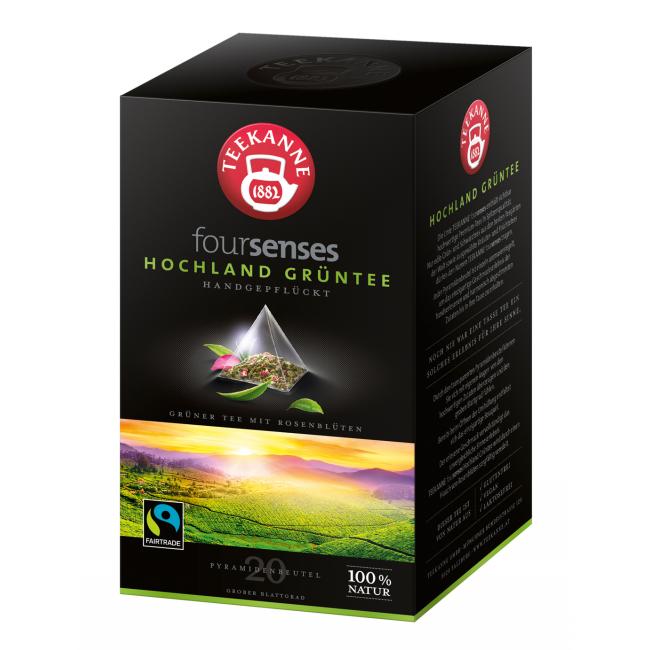 [PT647279] Čaj TEEKANNE FOURSENSES Hochland Grüntee Fairtrade HB 20 x 2g