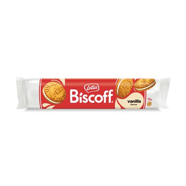 Karamelové sušenky Lotus Biscoff Sandwich vanilka 150g