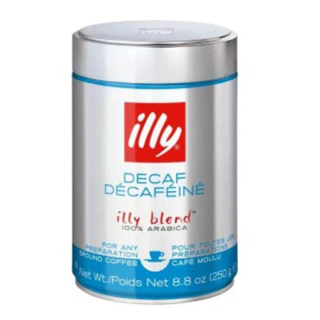 Káva Illy Decaf bezkofeinová 100% Arabica mletá v dóze 250g
