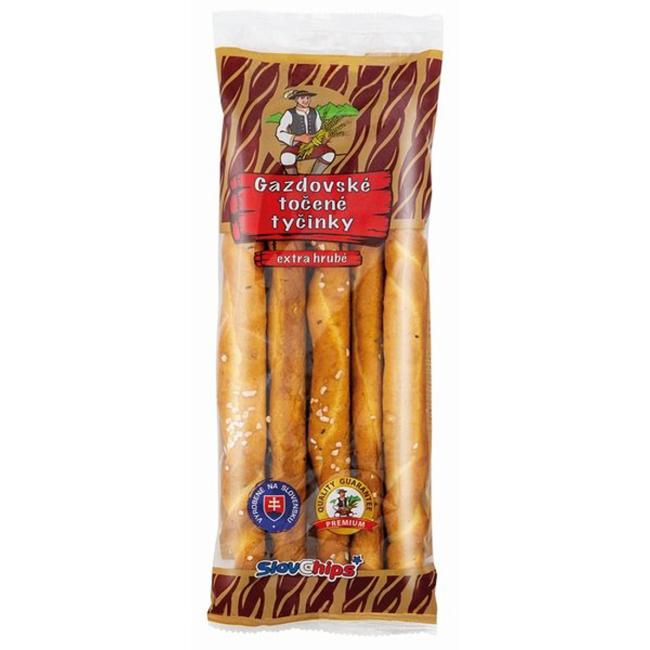Tyčinky Hospodovské točené extra hrubé sypané solí 100g