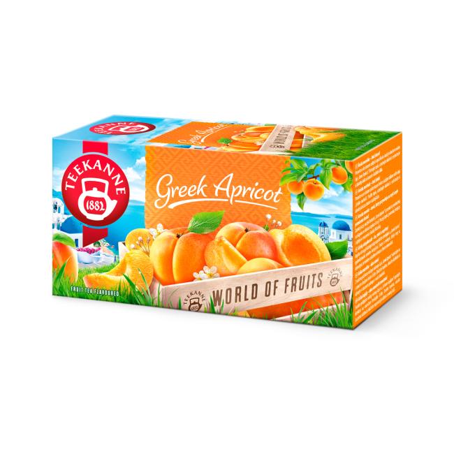 [PT697316] Čaj TEEKANNE World Of Fruits Greek Apricot HB 20 x 2,25g