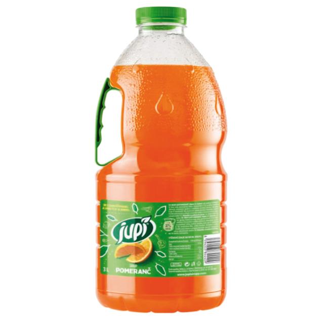 Sirup Jupí Pomeranč PET 3 ℓ