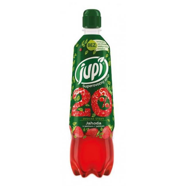 [PT700084] Sirup Jupí Superovocný hustý Jahoda 0,7l