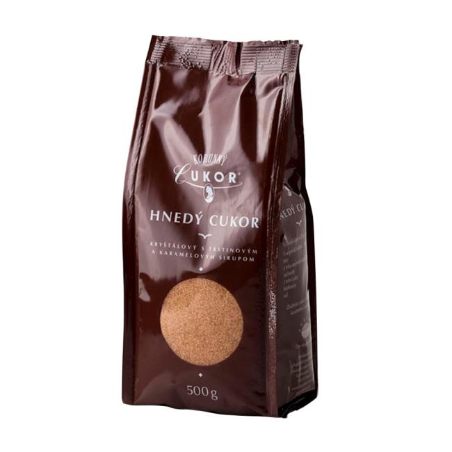 Cukr hnědý krystalový se sirupem 500 g
