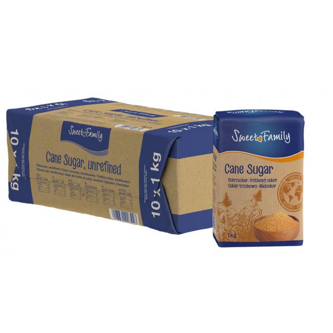 Cukr třtinový Sweet Family 1 kg