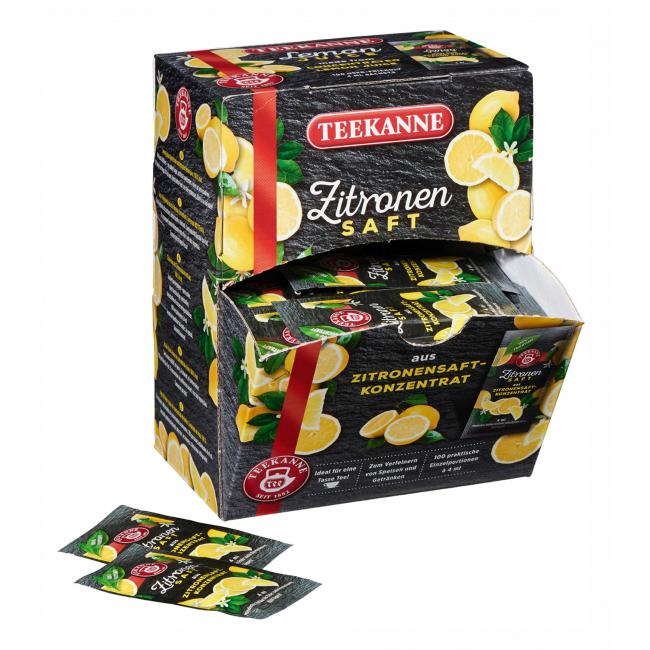 Citronová šťáva TEEKANNE porcovaná 100 x 4 ml
