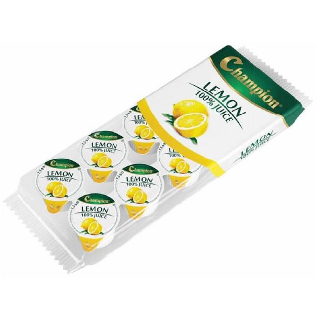 [PT724010] Citronová šťáva 100% Champion 10 ks x 7,5g kelímek