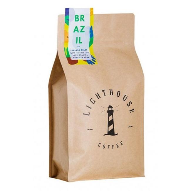 [PT770500] Zrnková káva Lighthouse Coffee Brazílie Cerrado Dulce Fine Cup 500 g