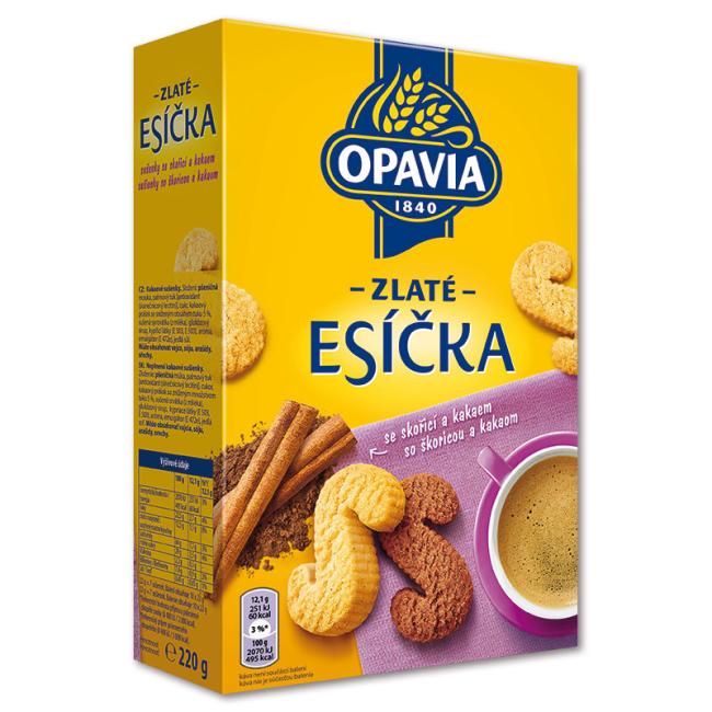 [PT800004] Zlaté Esíčka se skořicí a kakaem 220g