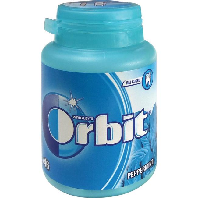 Wrigley's Orbit Peppermint dražé 64 g dóza