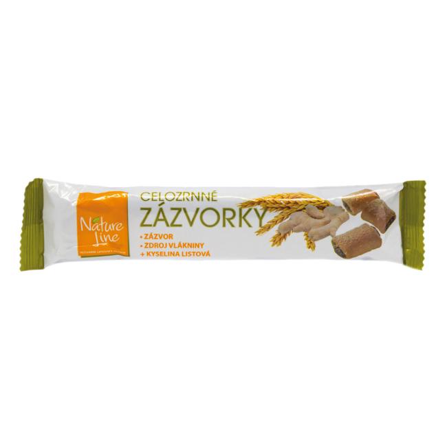 NATURE LINE sušenky celozrnné ZÁZVORKY 65 g