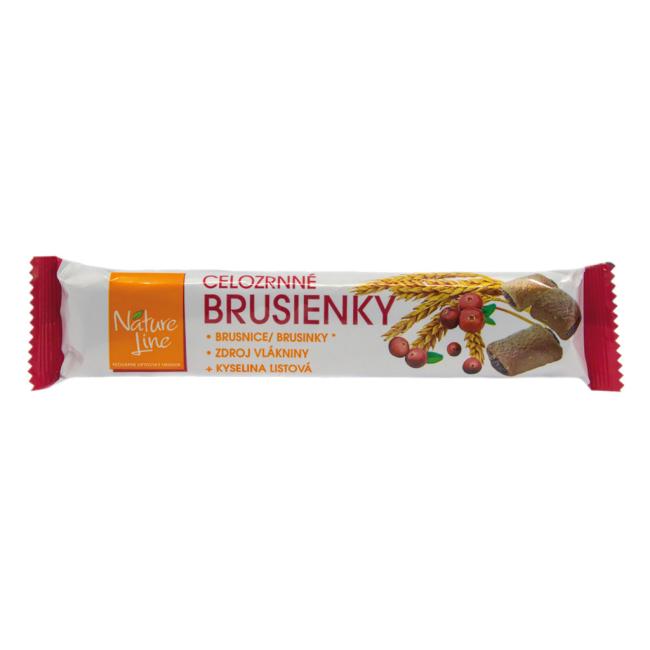 NATURE LINE sušenky celozrnné BRUŠENKY 65 g