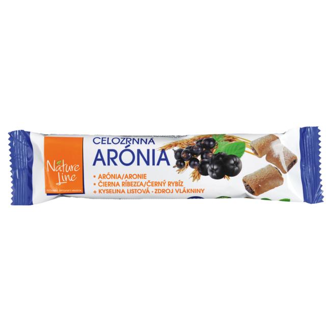 [PT800164] NATURE LINE sušenky celozrnné ARONIE 65 g