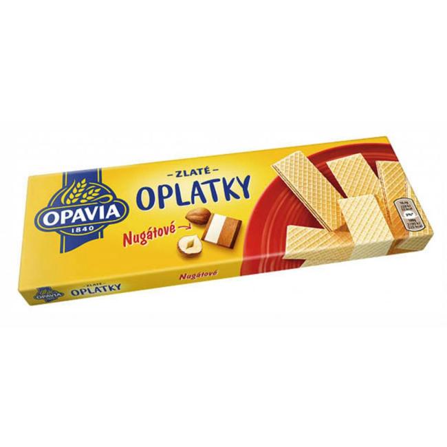 Zlaté oplatky nugátové 146g