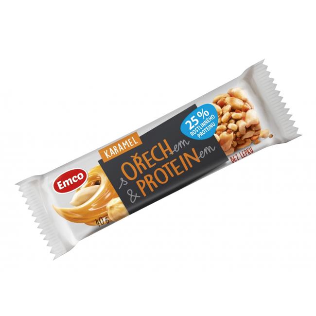 Tyčinka MYSLI s proteinem 40 g karamel