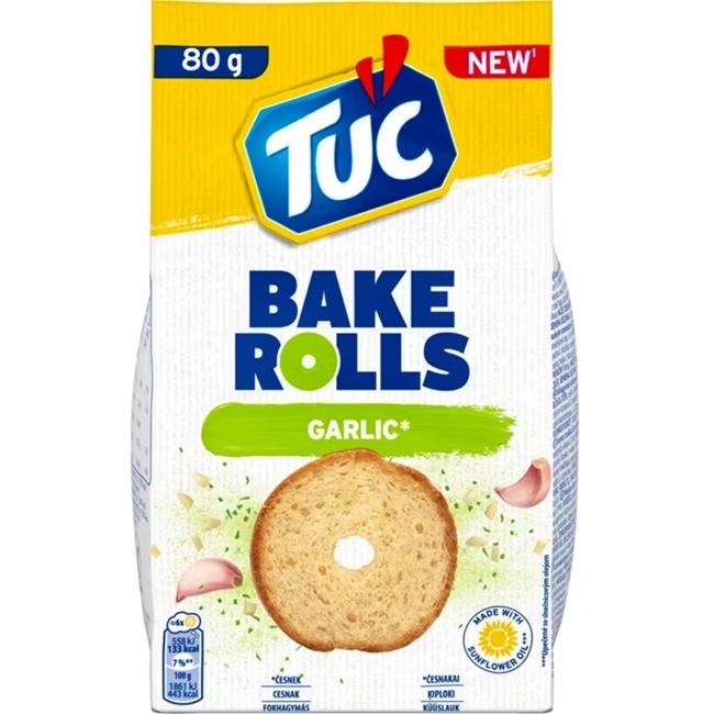 Bake Rolls TUC česnek 80 g
