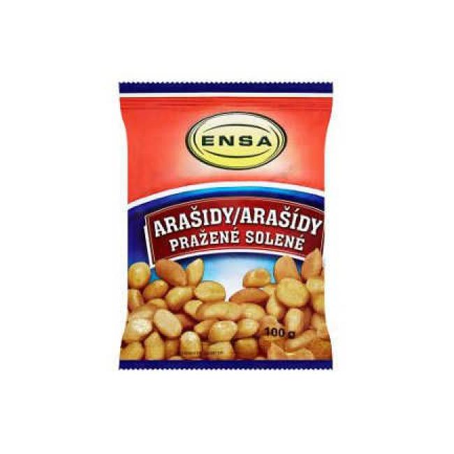 Arašídy pražené solené ENSA 100 g