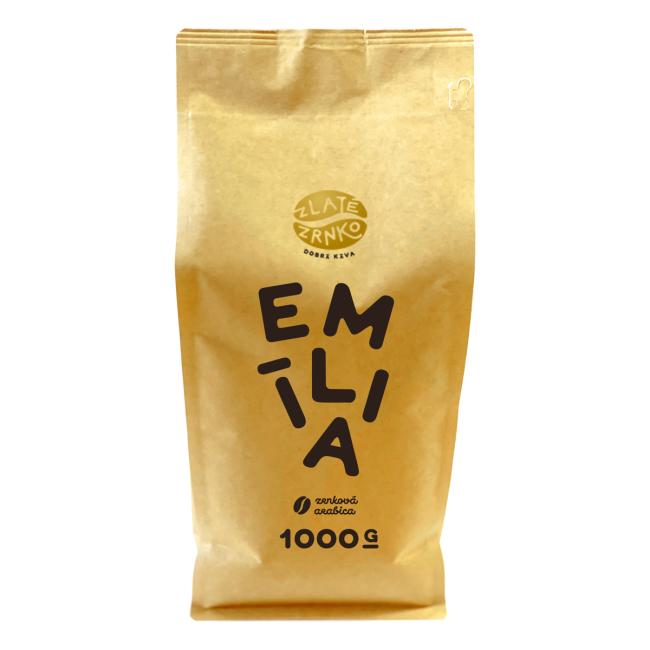 [PT880090] Káva zrnková Zlaté Zrnko Emília 100% arabica 1kg