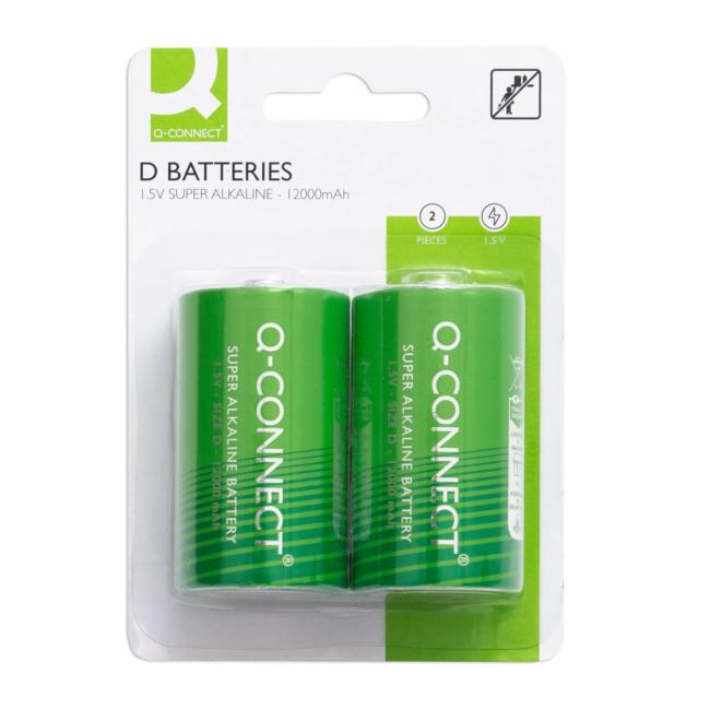 Baterie Q-CONNECT, LR20, D, velký monočlánek