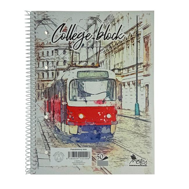 [BK150542] Blok College Notes A5 50 listů linkovaný