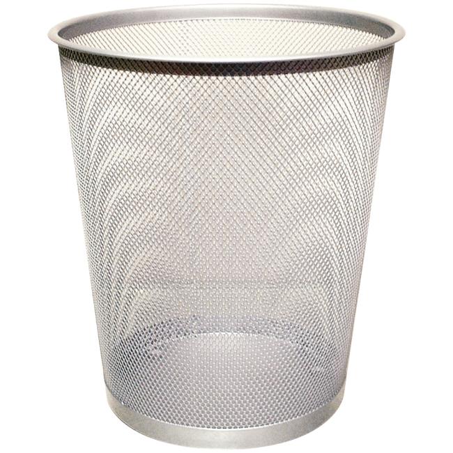 Drátěný koš 19 ℓ stříbrný