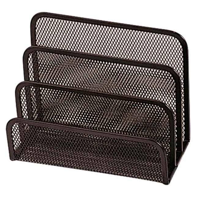[QC000876] Drátěný stojan na listy 170x135x83mm černý