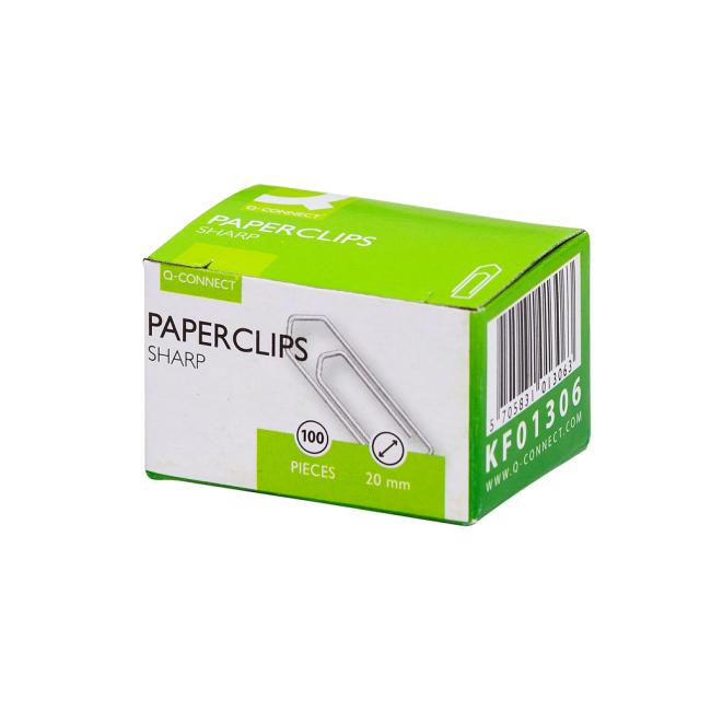 [QC001306] Spisové spony Q-CONNECT 20mm