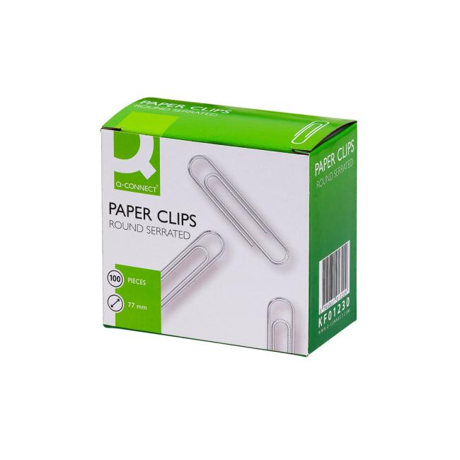 [QC001320] Spisové spony Q-CONNECT 77mm