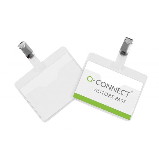 [QC001560] Visačka se kolíčkem otevřená Q-CONNECT 90x60mm 25ks