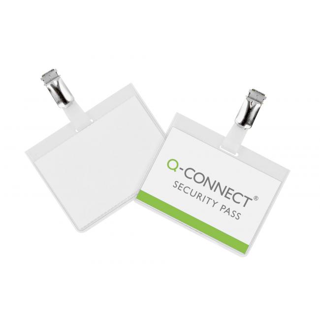 [QC001562] Visačka se kolíčkem zavřená Q-CONNECT 90x60mm 25ks