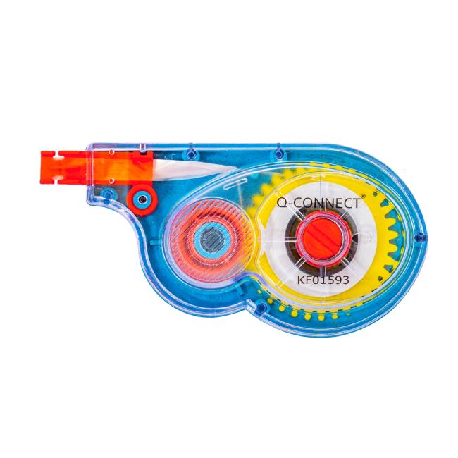 [QC001593] Korekční roller Q-CONNECT jednorázový s boční korekcí 5mm x 8m