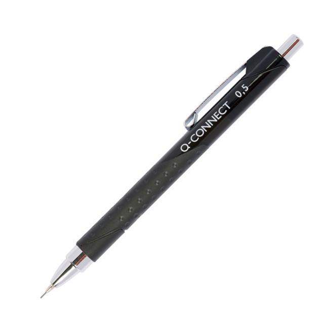 Mikrocužka Q-CONNECT s kovovým mechanismem 0,5 mm černá