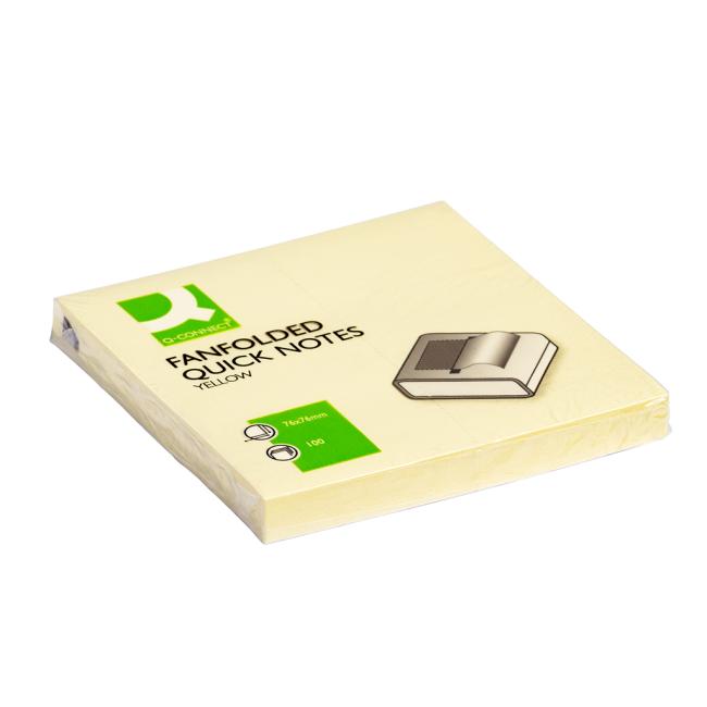 [QC002161] Samolepící Z-bloček Q-CONNECT 76 x 76 mm 100 listů