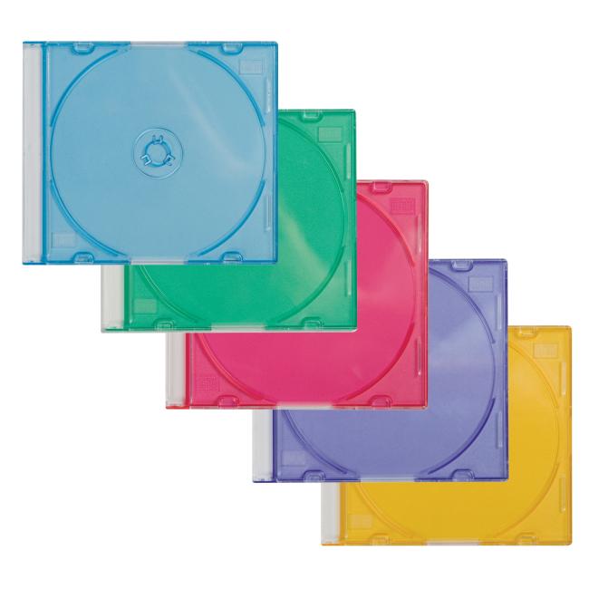 Barevné obaly na CD/DVD Q-CONNECT