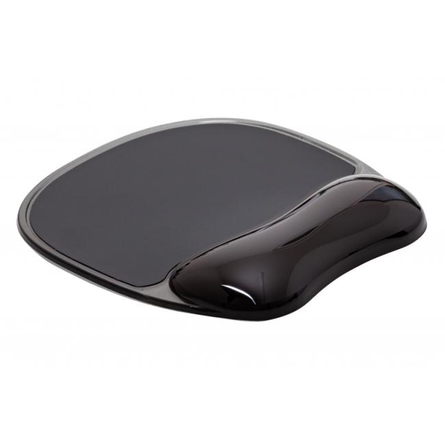 [QC010377] Podložka pod myš a zápěstí gelová Q-CONNECT černá