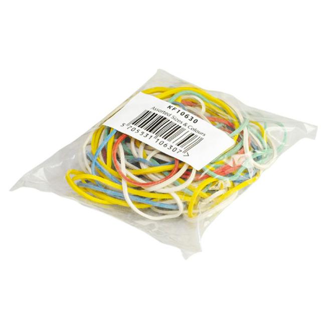 Gumičky Q-CONNECT, 25g, mix barev