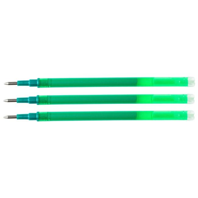 [QC011060] Náhradní náplň do gumovacího rolleru Q-CONNECT 0,7mm zelená3 ks