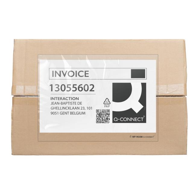 Kapsy na průvodky Q-CONNECT C4 225x320mm 250ks